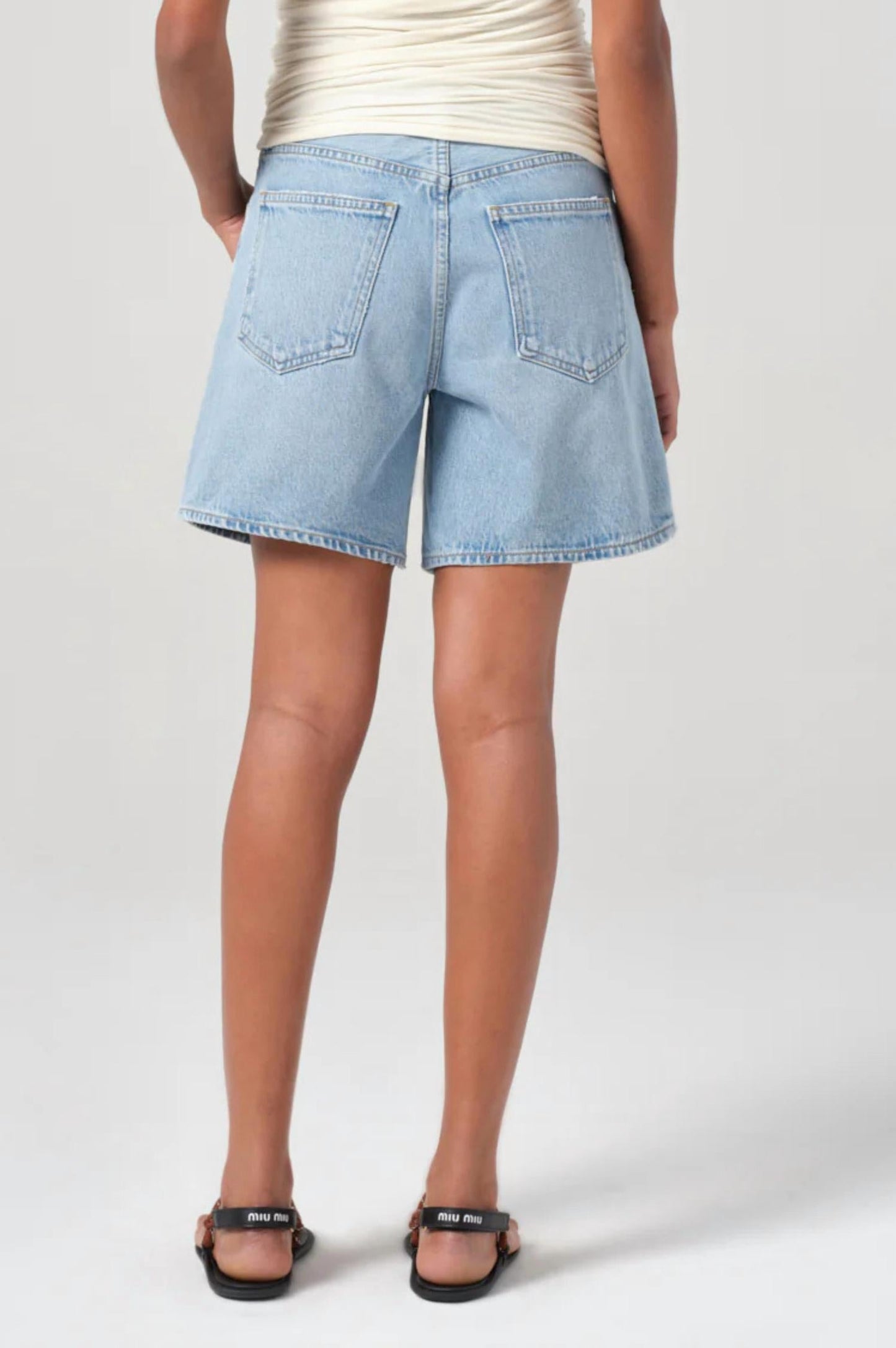 Agolde - Dame Wide-leg Shorts