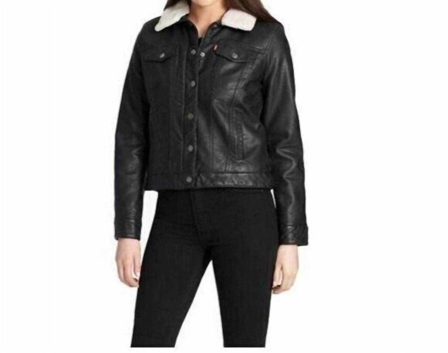 Levi'S - Classic Faux Sherpa Lined Faux Leather Trucker Jacket