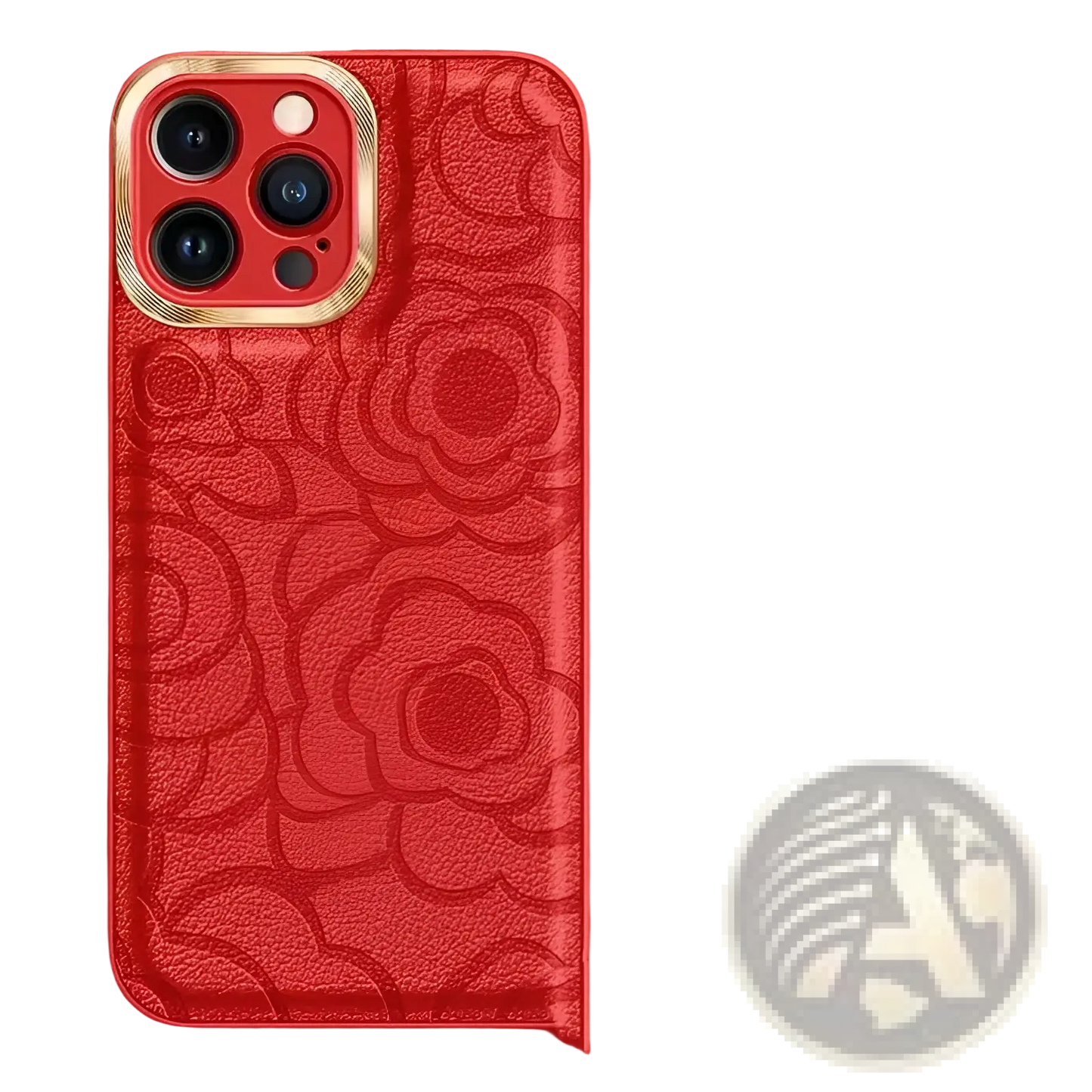 Camellia Leather Phone Case for Iphone 11 to 14