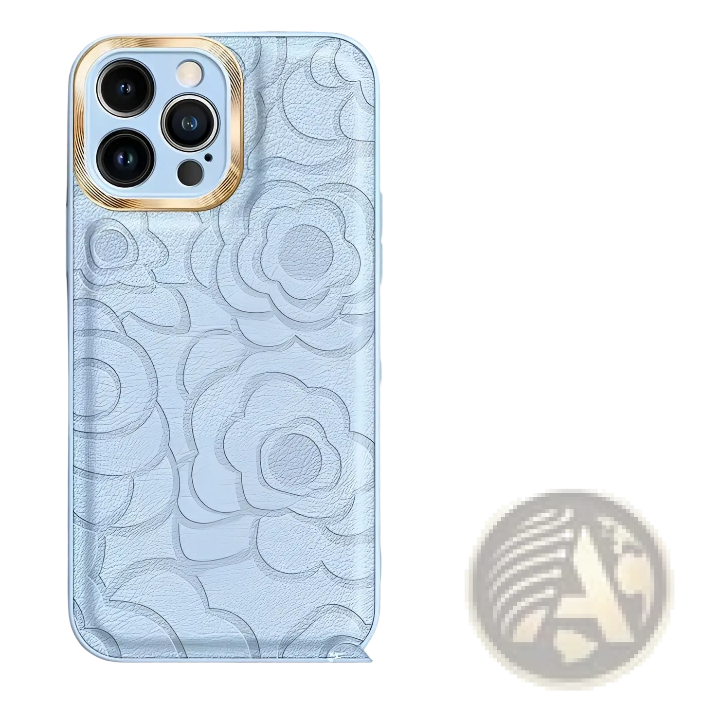 Camellia Leather Phone Case for Iphone 11 to 14