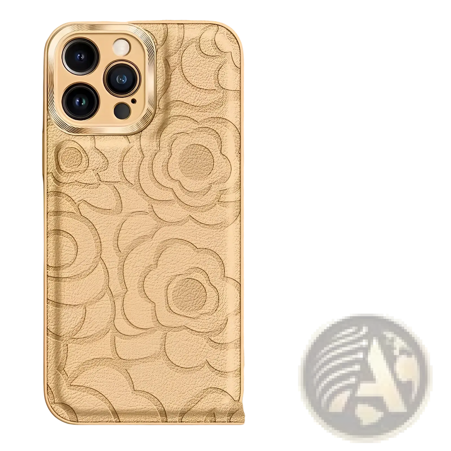 Camellia Leather Phone Case for Iphone 11 to 14