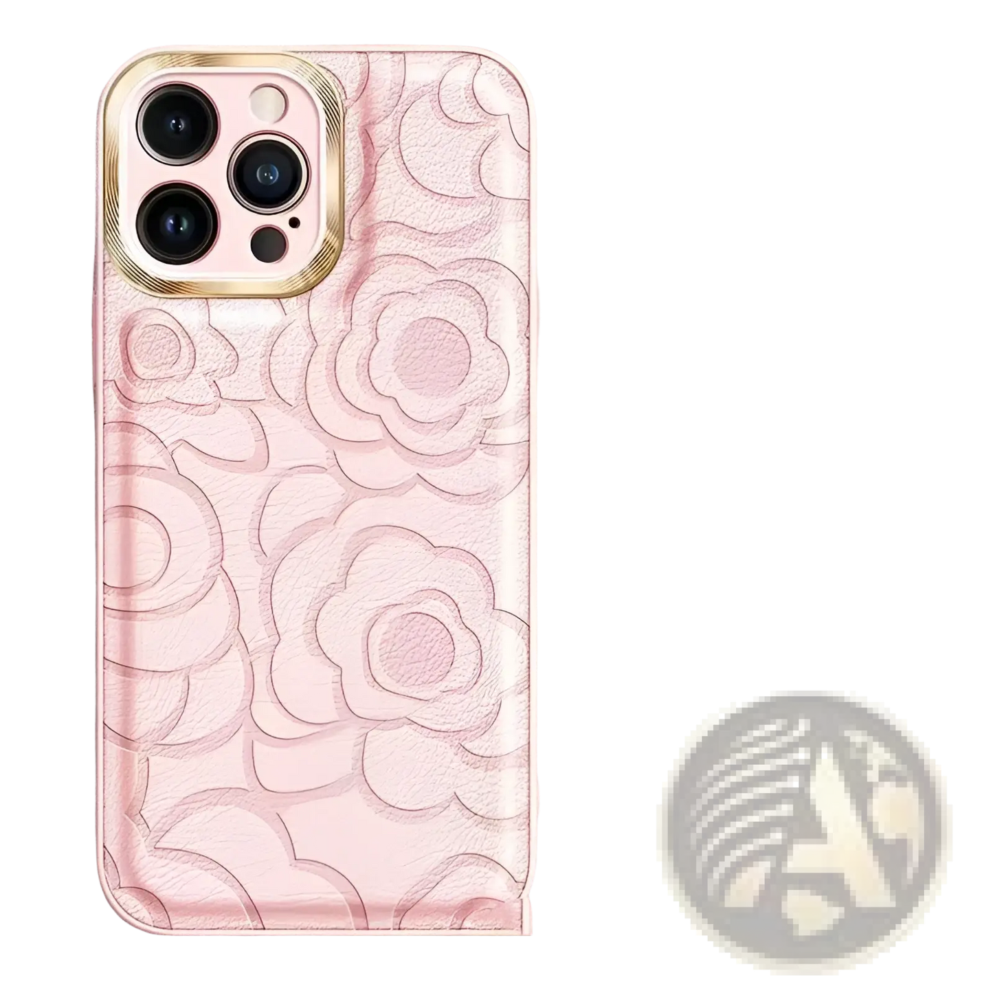Camellia Leather Phone Case for Iphone 11 to 14
