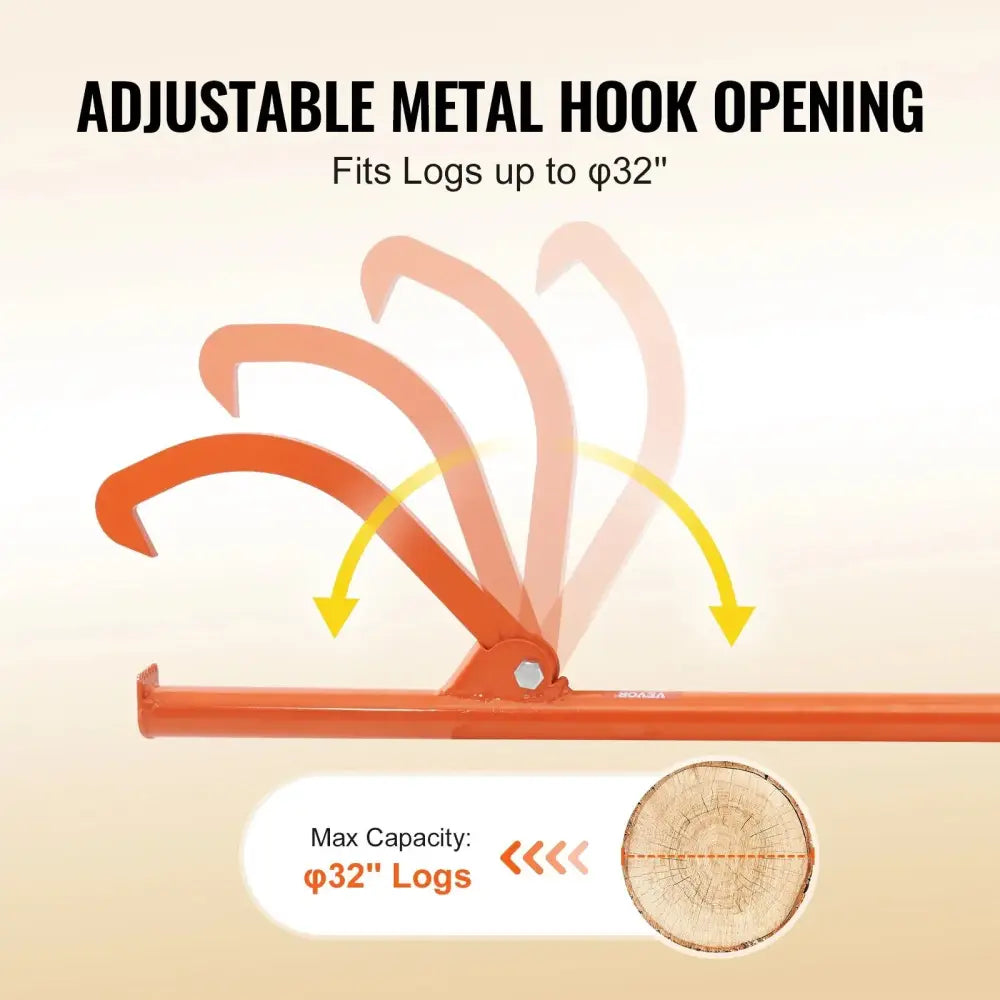 46.5 Inch Heavy Duty Steel Cant Hook for Forestry and Logging