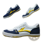 Canvas Couple Sneakers with Yellow Lightning Bolt Design