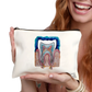 Canvas Tooth Pouch not a Bag of Teeth Travel Case