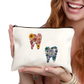 Canvas Tooth Pouch not a Bag of Teeth Travel Case