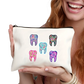 Canvas Tooth Pouch not a Bag of Teeth Travel Case