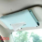 Premium Leather Car Sun Visor Tissue Box Holder