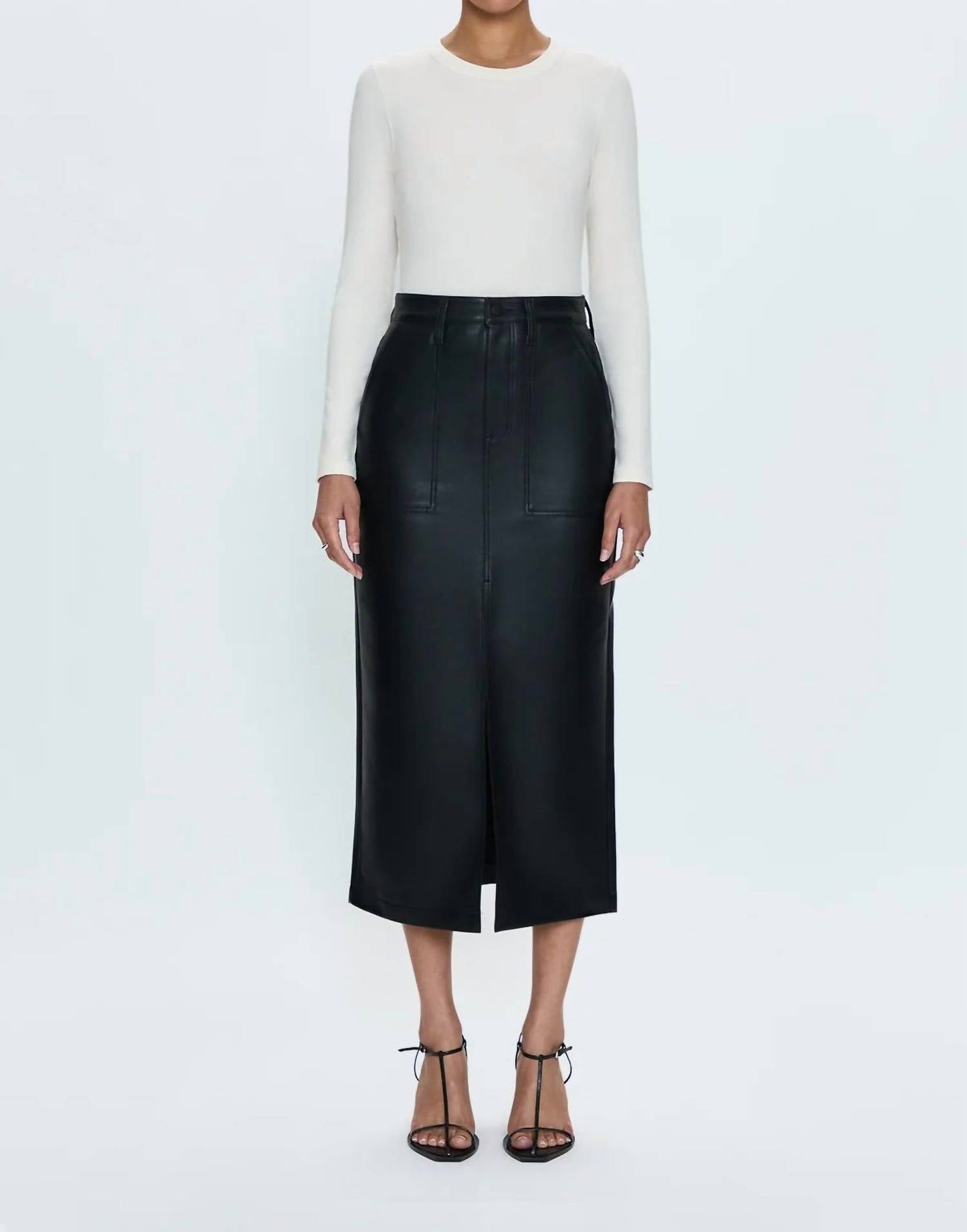 Pistola - Alice Utility Vegan Leather Skirt