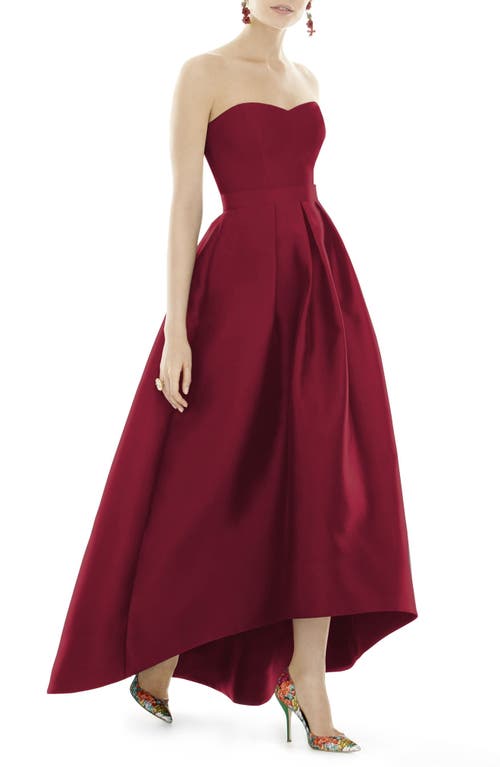 alfred-sung-strapless-high-low-ballgown-in-burgundy-size-14