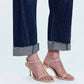 Pistola - Kacey Mid Rise Cuffed Straight Jeans