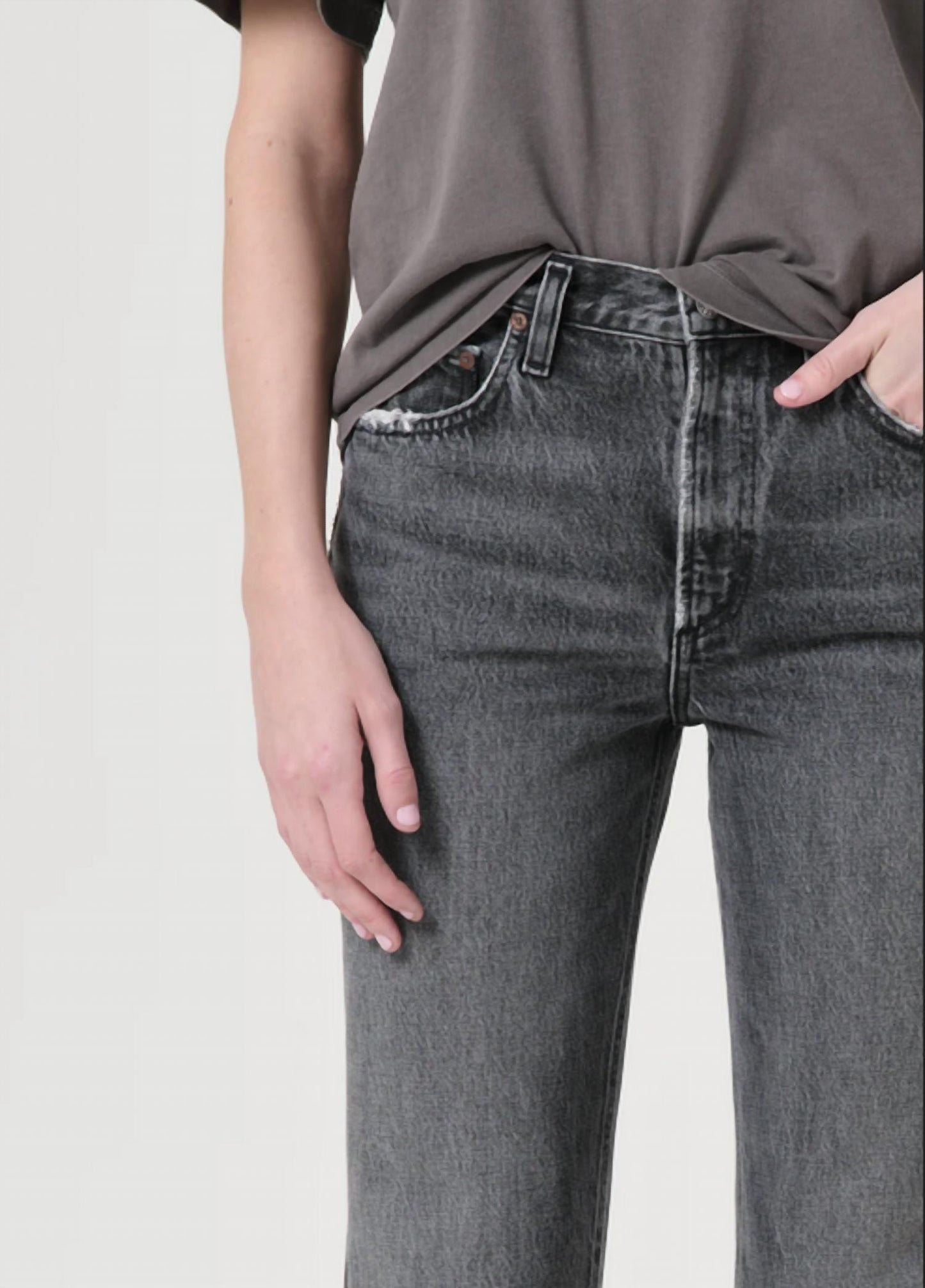 Agolde - Valen Mid-rise Vintage Straight Jean