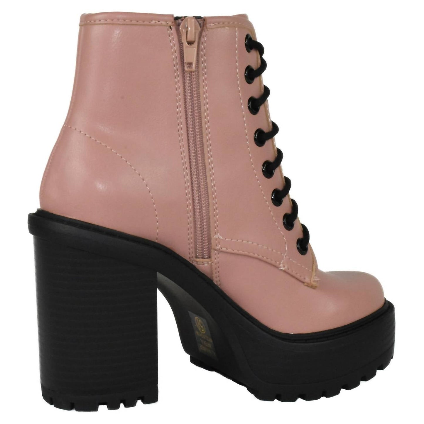 Mars Sky Shoes - Bamboo Chunky Heel Boot