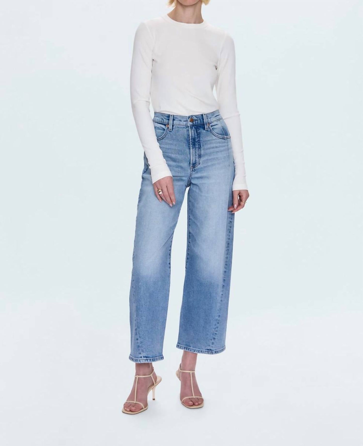 Pistola - Kyra High Rise Bowed Ankle Jeans