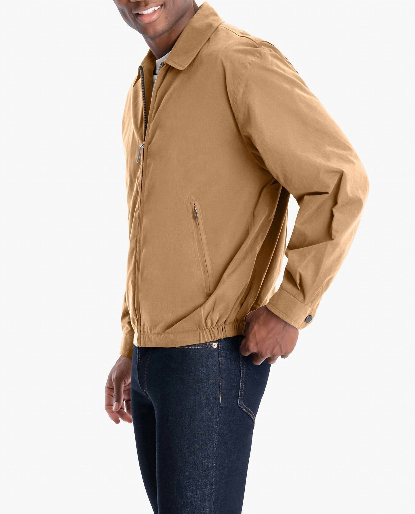 London Fog - Tall Men's Auburn Light Weight Zip Front Golf Jacket