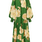 Alemais - Sage Silk Gown