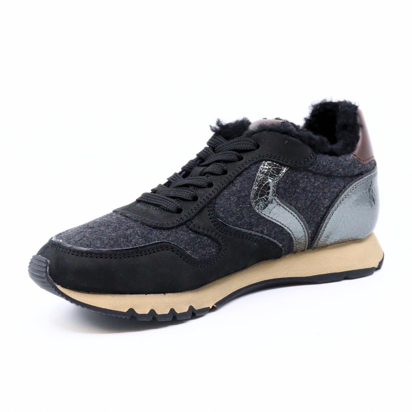 Voile Blanche - Julia Fur Sneakers