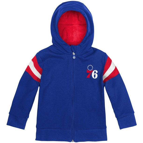 Cubcoats Boy's Toddler  New York Rangers 2-in-1 Transforming Full-Zip Hoodie & Soft Plushie Blue
