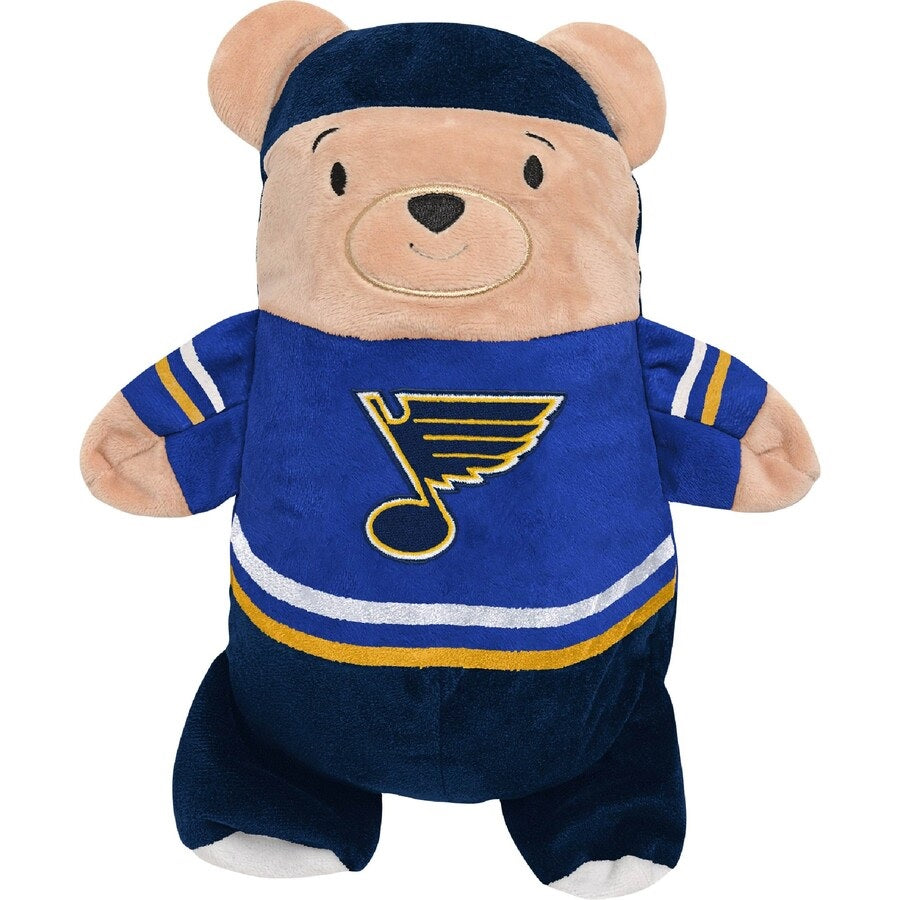 Cubcoats Transforming 2-in-1 Toddler Unisex Blue St. Louis Full-Zip Hoodie & Soft Plushie Blue