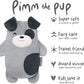 Cubcoats Kids Transforming 2 in 1 Pimm Pullover Unisex Gray