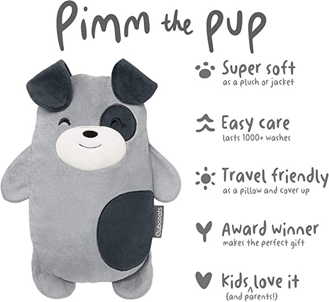 Cubcoats Kids Transforming 2 in 1 Pimm Pullover Unisex Gray