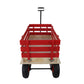 Children's and Garden Wooden Carriage with All-Terrain Inflatable Wheels