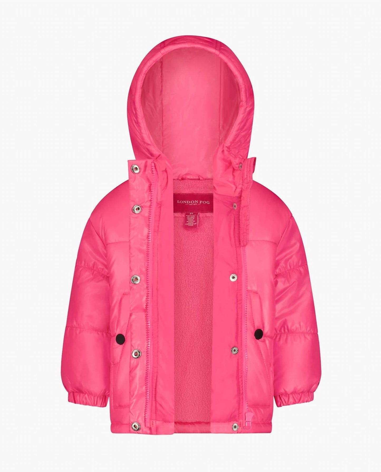 London Fog - Big Girls Zip-front Heavy Weight Puffer Jacket