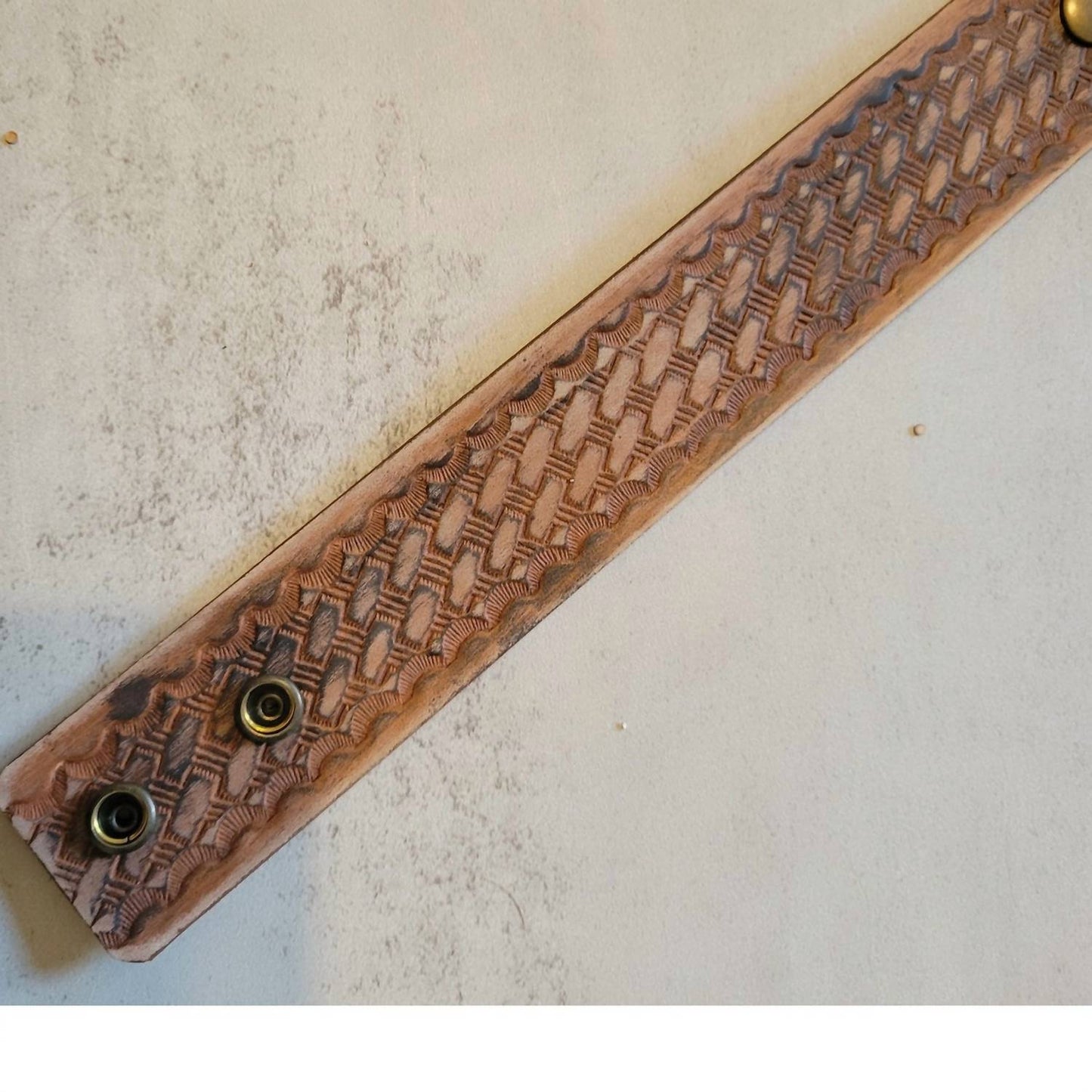 A Rare Bird - Women's Hand Tooled Leather Bracelet