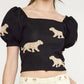 Entro - Cheetah Knit Top
