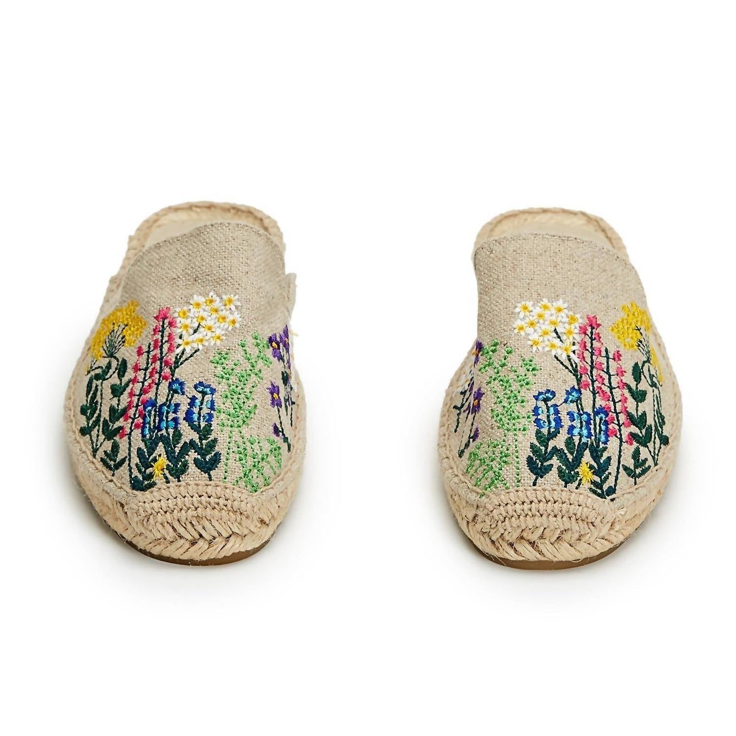 2 Chic - Women's Embroidered Floral Espadrilles