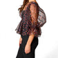 Buddylove - Pammie Puff Sleeve Peplum Top