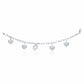 Diana M Jewels - 1.50cts Pave Heart Charm Diamond Bracelet