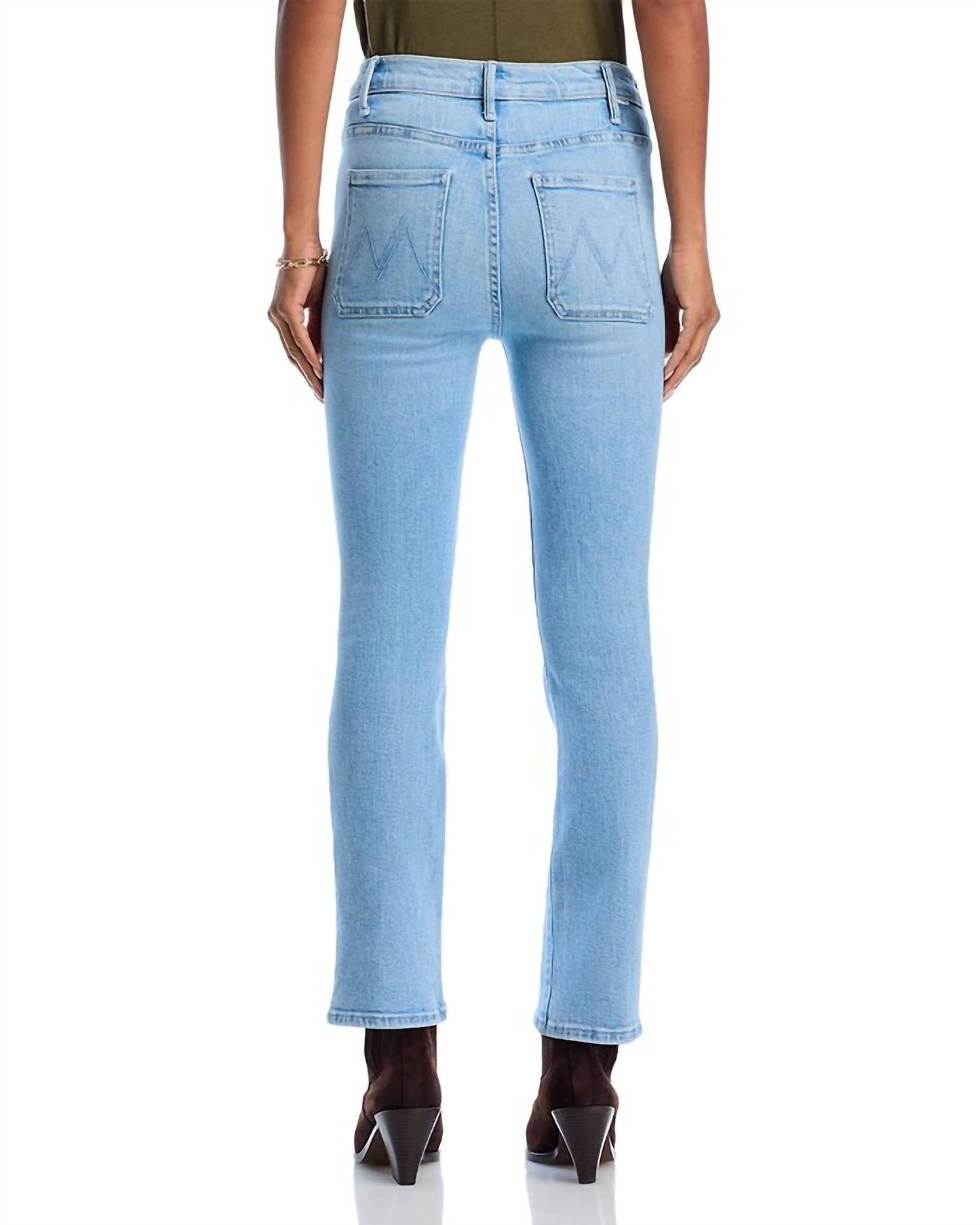 Mother - Hustler Patch Pocket High Rise Ankle Jeans