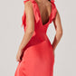 Astr - Allexina Satin Midi Dress