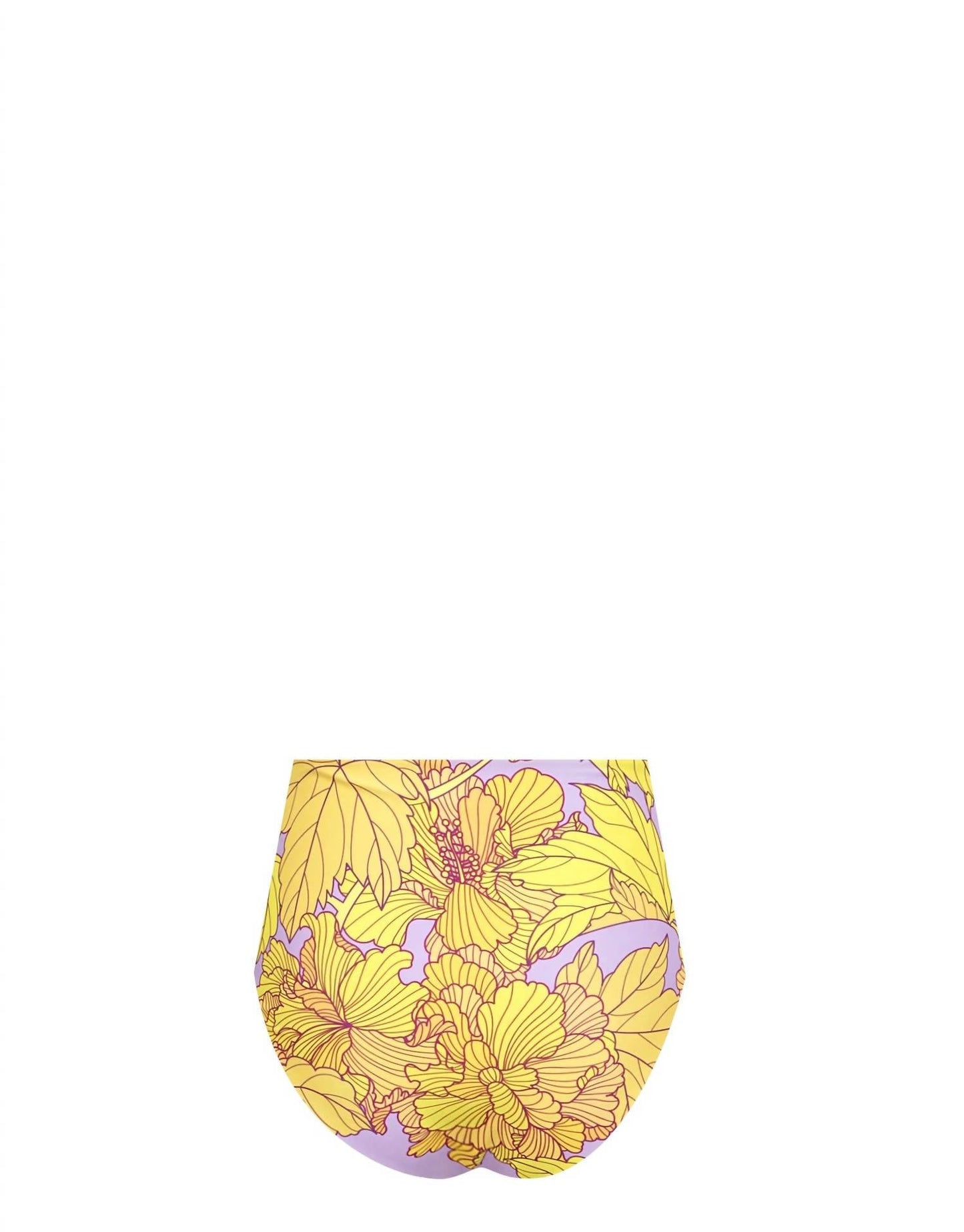 Lia Sahara - Women's Reversible Compression High Waist Bikini Bottom