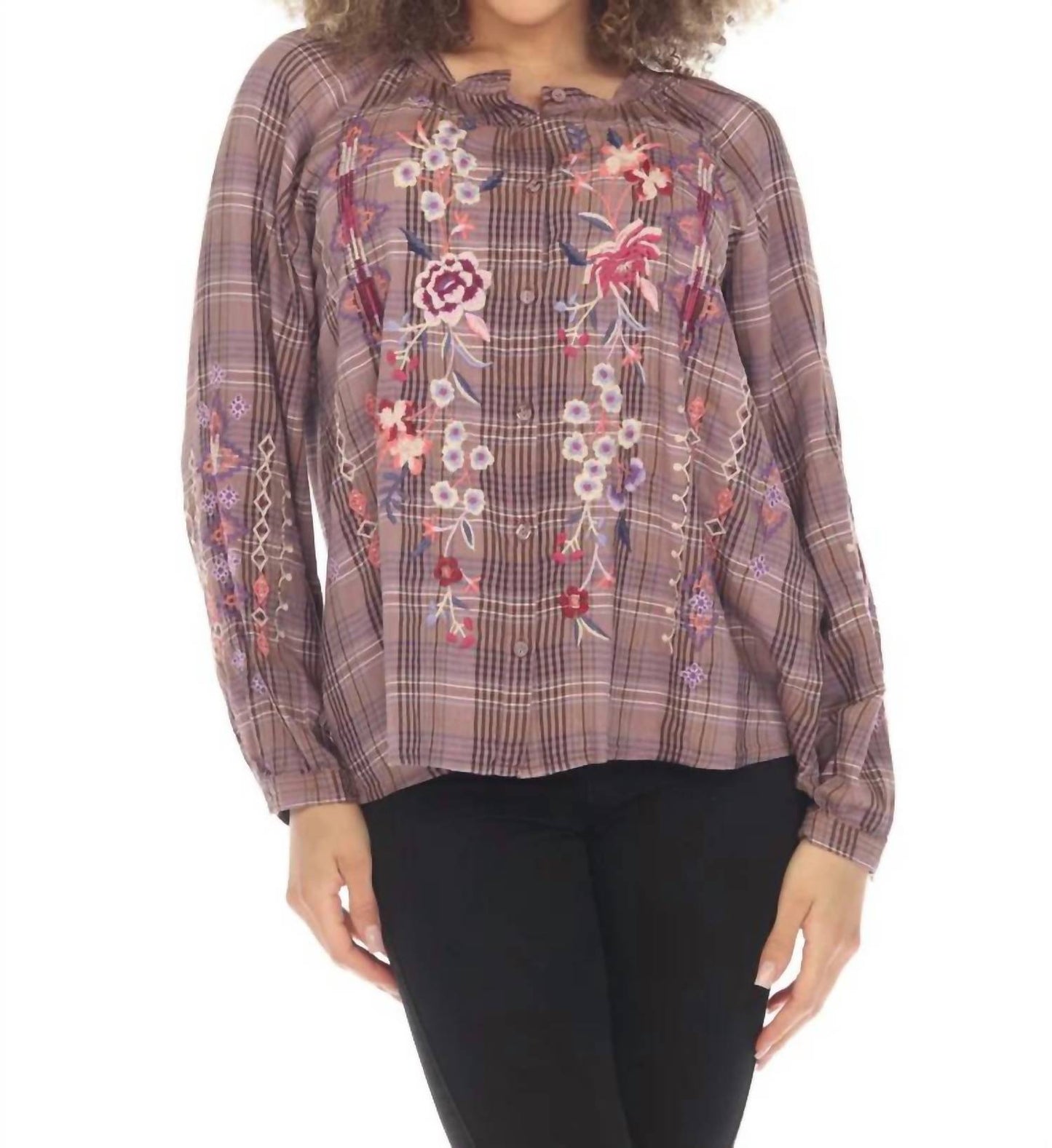 Johnny Was - Curacao Raglan Poet Shirt