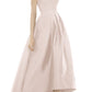 Alfred Sung Strapless High-Low Maxi Dress