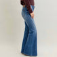 Judy Blue - Jaqueline Double Angular Seam Flare Jeans