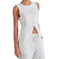 Steve Madden - Wesley Linen Button-up Vest