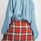 Easel - Washed Chambray Flare Tunic