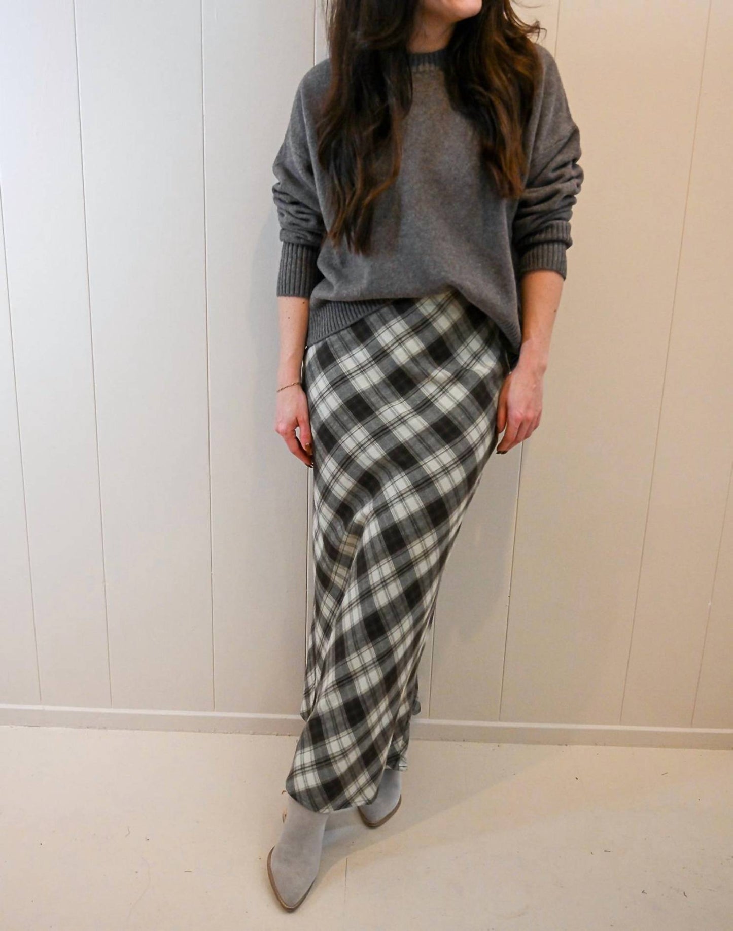 Z Supply - Women's Grand Avenue Plaid Flannel Midi Skirt