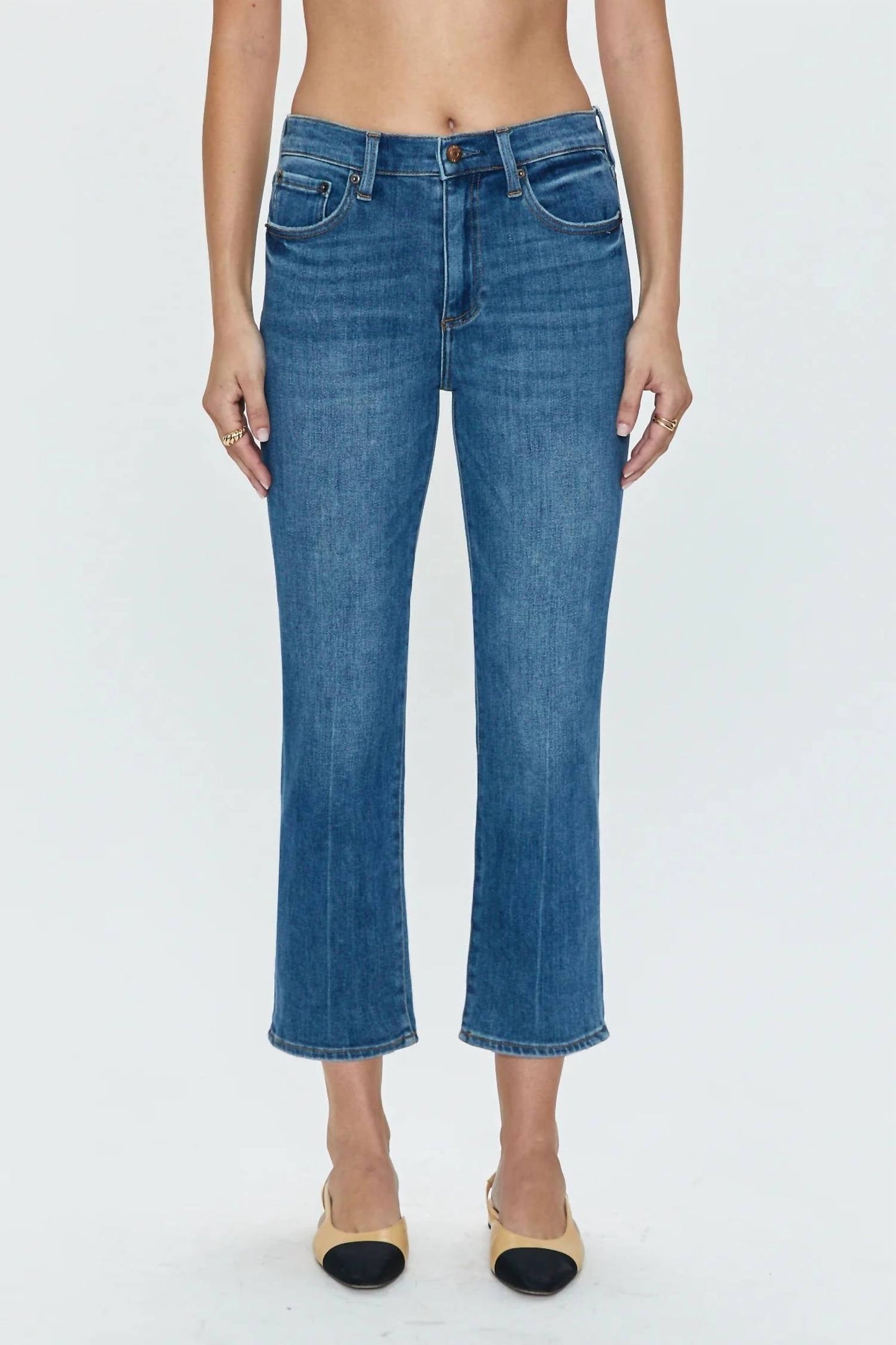 Pistola - Monroe Cigarette Crop High-rise Jeans