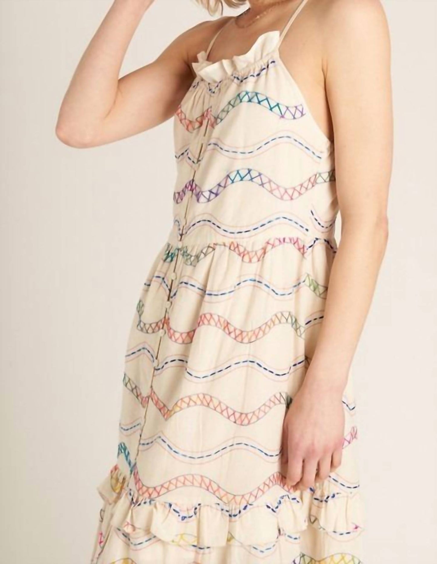 En Creme - Giselle Embroidered Maxi Dress
