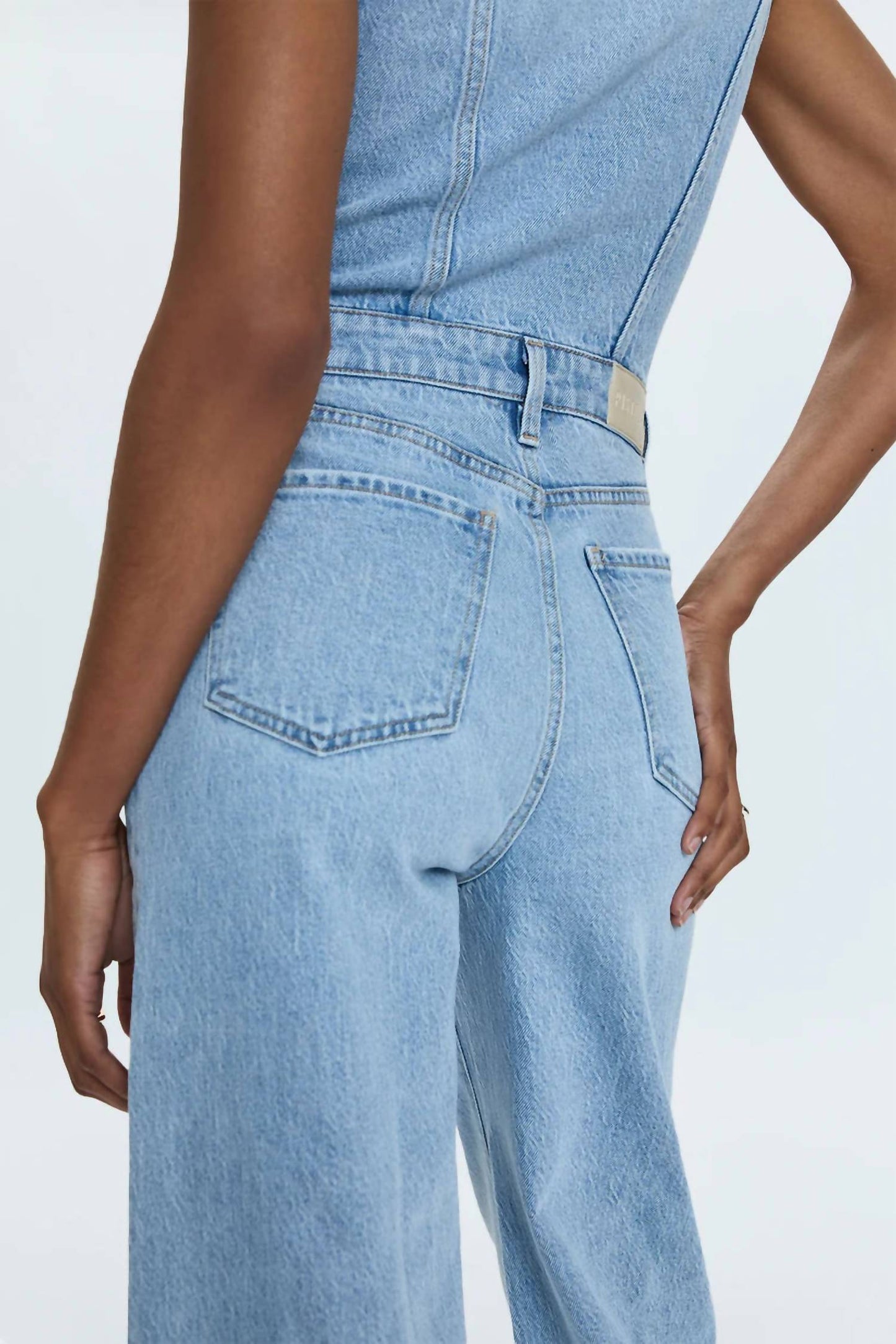 Pistola - Aria Cropped Fitted Vest Jumpsuit