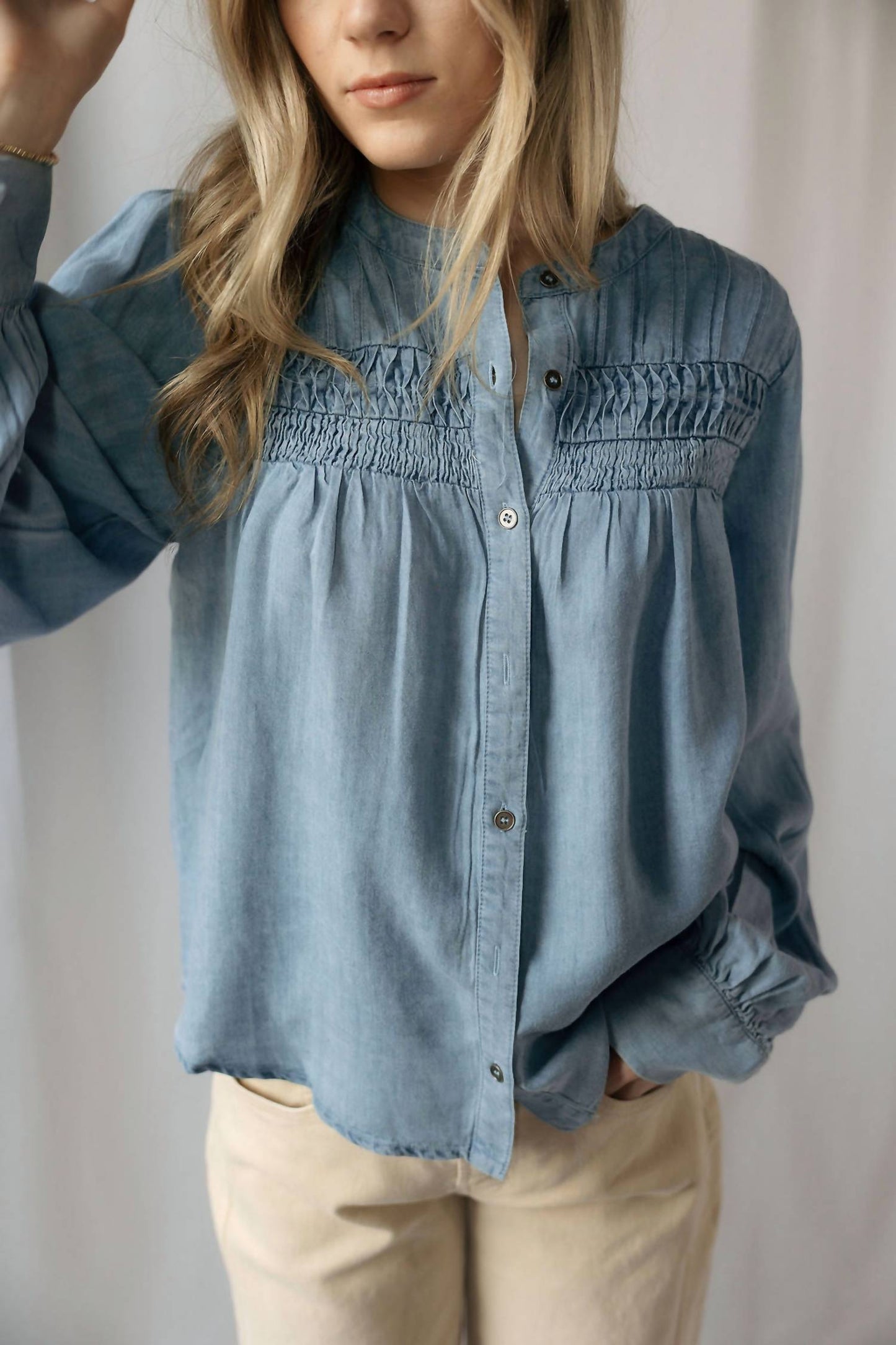 &Merci - Briar Denim Top