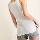 Blank - Halter Style Sweater Tank Top