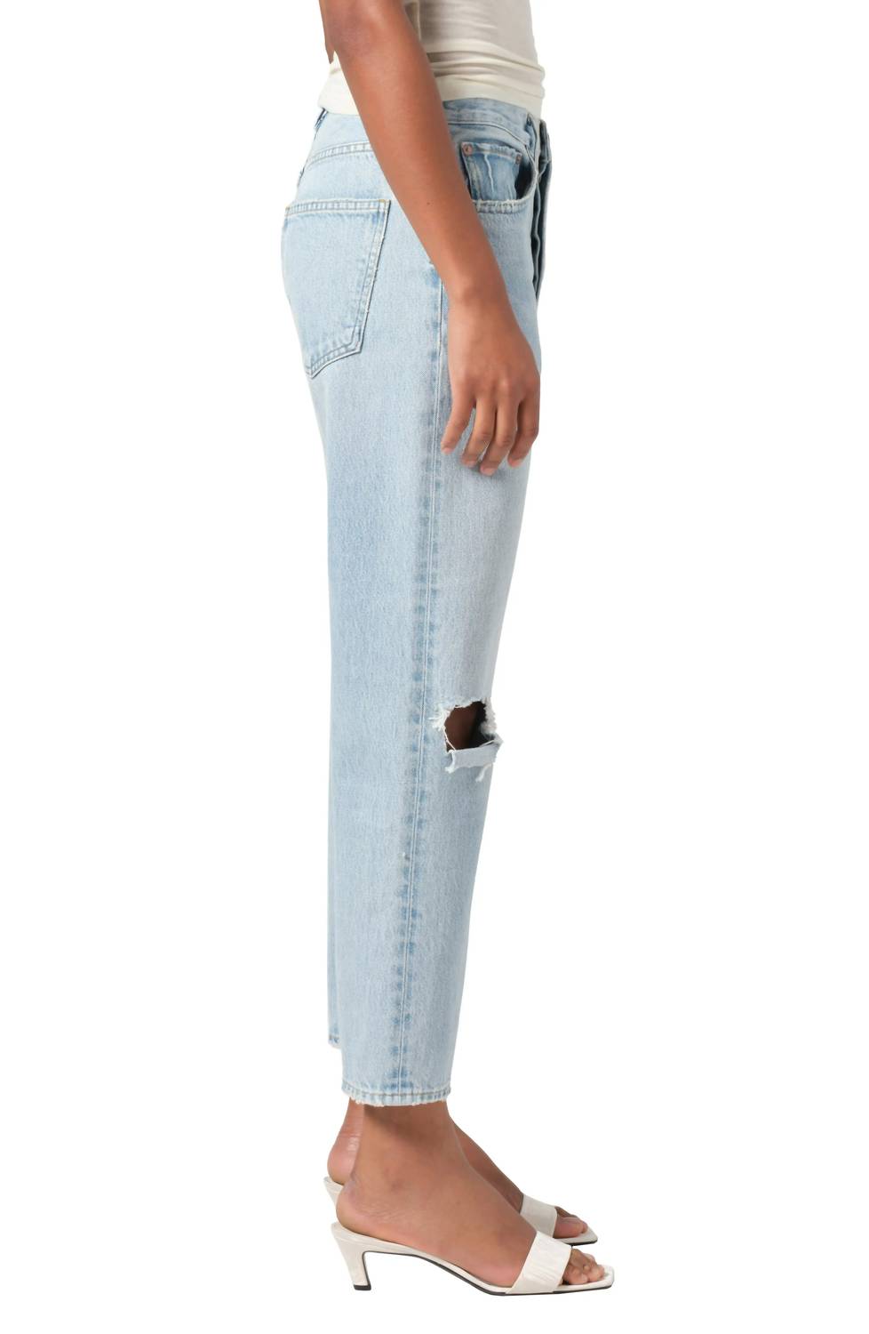 Agolde - 90’s Crop Mid Rise Straight Jeans