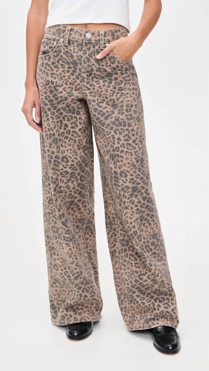 Z Supply - Marli Denim Leapord Pants