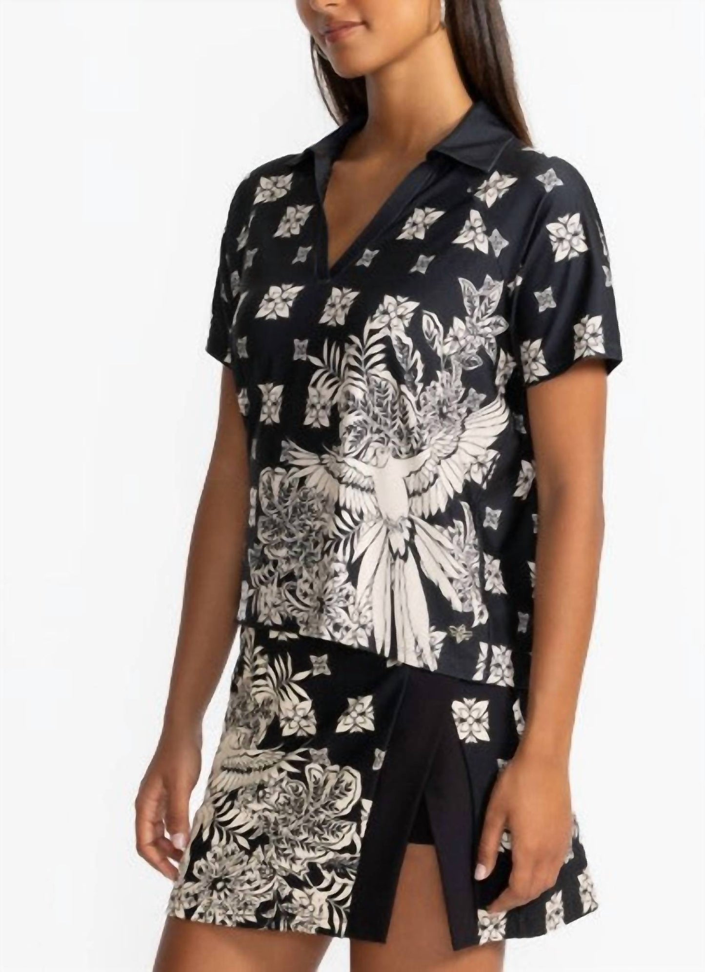 Johnny Was - Active Bee Active Boxy Polo Tee