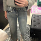 Judy Blue - Tummy Control Mid Rise Crop Wide Jean